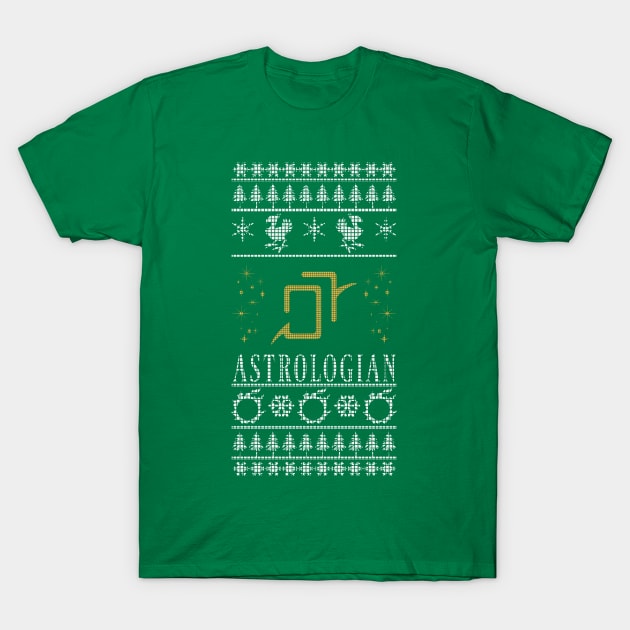 Final Fantasy XIV Astrologian Ugly Christmas Sweater T-Shirt by TionneDawnstar